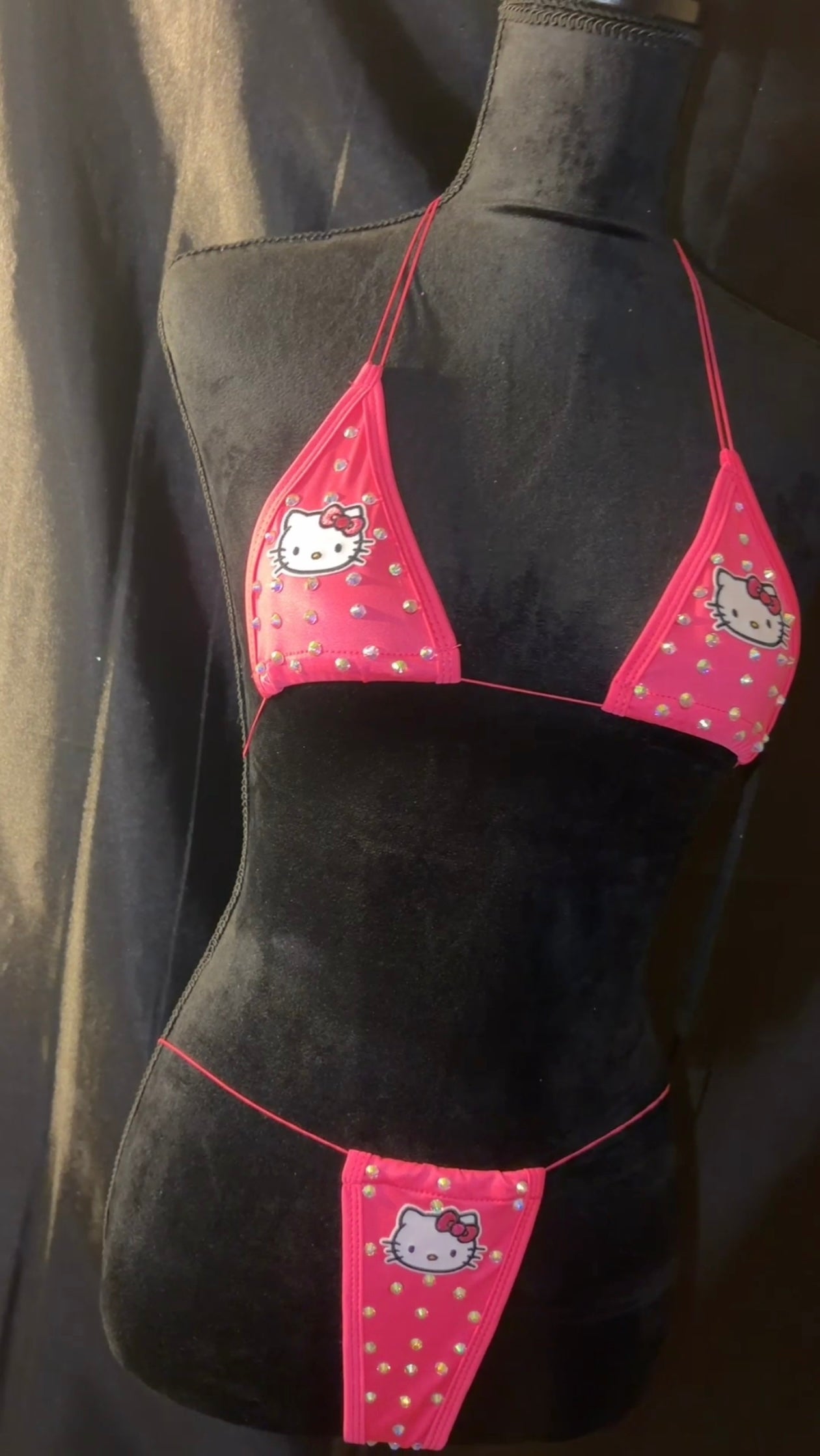 Hot Pink Bling Micro Hello Kitty